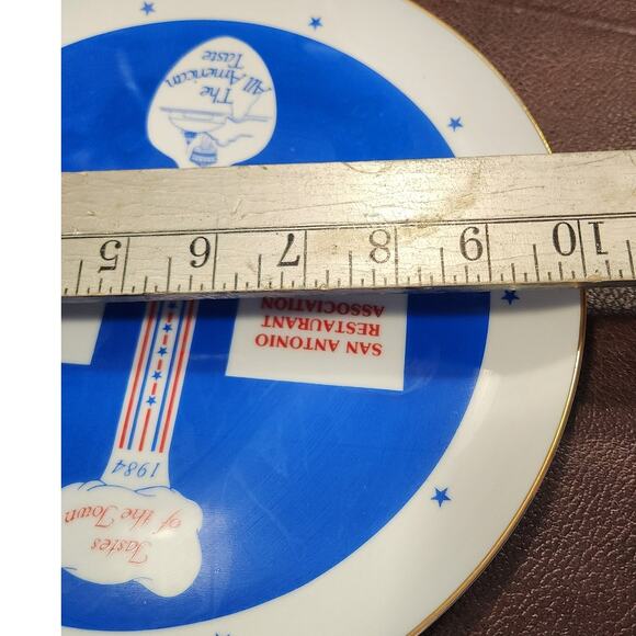 San Antonio‎ Restaurant Association Presentation Plate 1984 - Picture 3 of 3